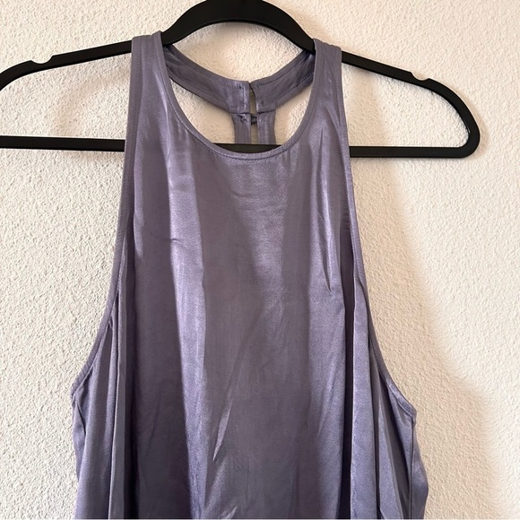 LEITH High Neck Racer Back Silky Dress Women  size Small - Picture 2 of 8
